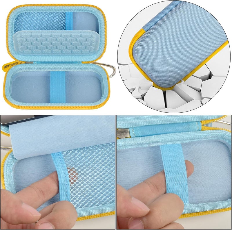 GWCASE Hard Case Compatible with SanDisk Extreme PRO 500GB 1TB 2TB 4TB Portable External SSD. Carrying Travel Holder for Crucial X8 Solid State Drive (Box Only)-Blue - Image 4